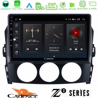 Cadence Z2 Series 8Core Android14 4+64GB  Mazda MX-5 2006-2008 Navigation Multimedia Tablet 9