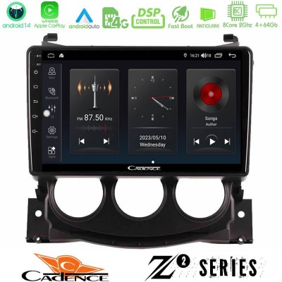 Cadence Z2 Series 8Core Android14 4+64GB  Nissan 370Z 2009-2013 Navigation Multimedia Tablet 9
