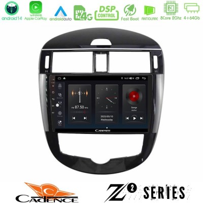 Cadence Z2 Series 8Core Android14 4+64GB  Nissan Pulsar 2015-2018 Navigation Multimedia Tablet 9