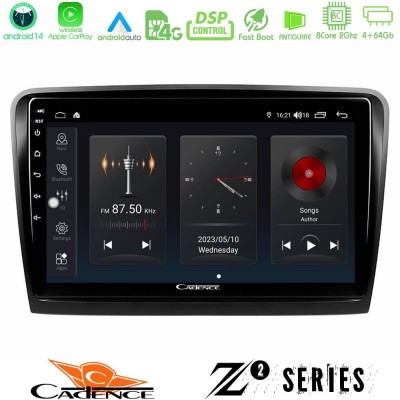 Cadence Z2 Series 8Core Android14 4+64GB  Skoda Superb 2008-2015 Navigation Multimedia Tablet 10