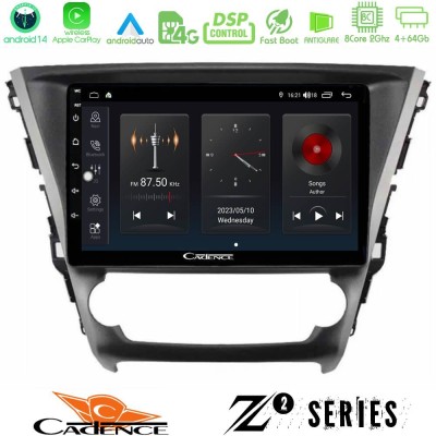 Cadence Z2 Series 8Core Android14 4+64GB  Toyota Avensis 2015-2018 Navigation Multimedia Tablet 9