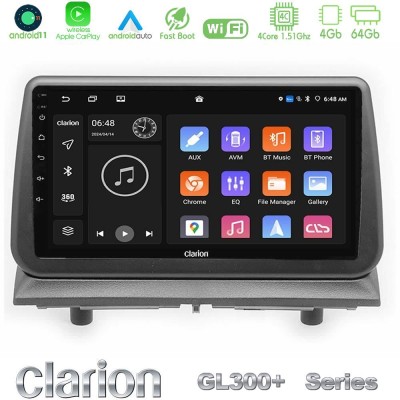 Clarion GL300+ Series 4Core Android11 4+64GB  Dodge Nitro 2007-2011 Navigation Multimedia Tablet 9