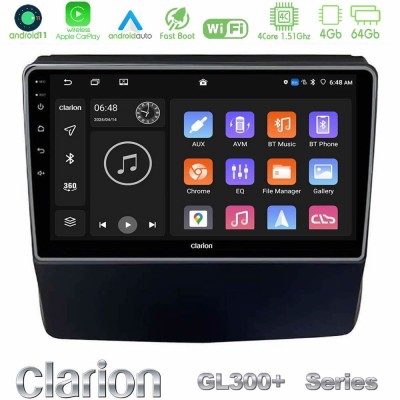 Clarion GL300+ Series 4Core Android11 4+64GB Subaru Forester/Impreza 2018-2021 Navigation Multimedia Tablet 9