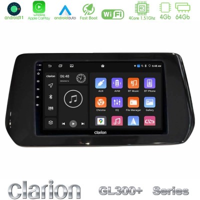 Clarion GL300+ Series 4Core Android11 4+64GB  Suzuki Swift 2024-> Navigation Multimedia Tablet 9