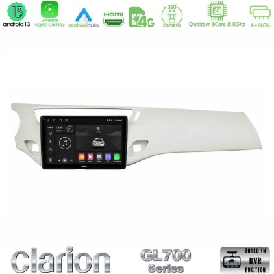Clarion GL700 Series 8Core Android13 4+64GB Citroen C3 2009-2016 Navigation Multimedia Tablet 9
