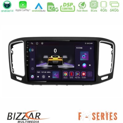 Bizzar F Series 8Core Android14 4+64GB VW Sharan 2010-2015 Navigation Multimedia Tablet 9