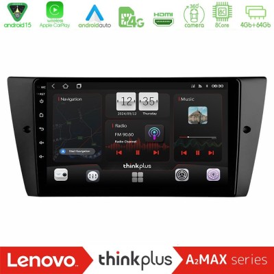 Lenovo Thinkplus A2MAX Series 8Core Android15 4+64GB  BMW 3 Series  2006-2011 Navigation Multimedia Tablet 9