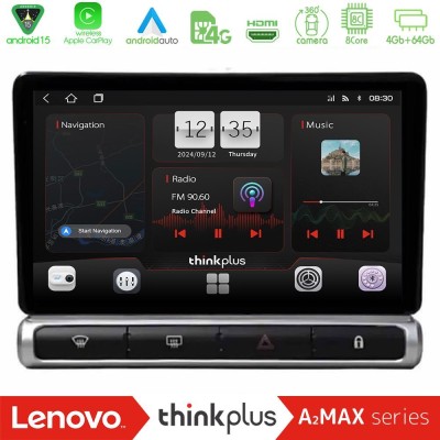Lenovo Thinkplus A2MAX Series 8Core Android15 4+64GB  Citroen C3 2016-> Navigation Multimedia Tablet 9