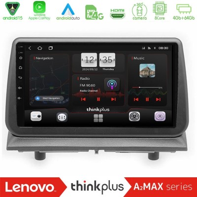 Lenovo Thinkplus A2MAX Series 8Core Android15 4+64GB  Dodge Nitro 2007-2011 Navigation Multimedia Tablet 9