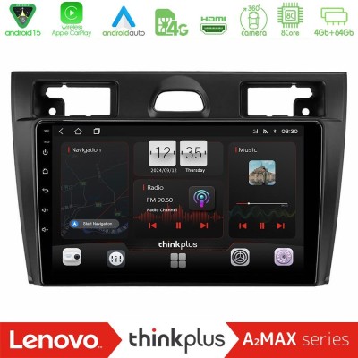 Lenovo Thinkplus A2MAX Series 8Core Android15 4+64GB  Ford Fiesta/Fusion Navigation Multimedia Tablet 9