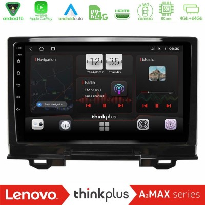 Lenovo Thinkplus A2MAX Series 8Core Android15 4+64GB  Honda HR-V 2021-> Navigation Multimedia Tablet 9
