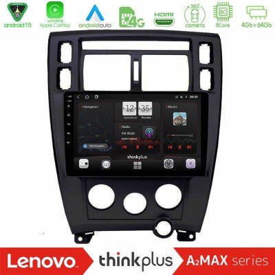 Lenovo Thinkplus A2MAX Series 8Core Android15 4+64GB  Hyundai Tucson Navigation Multimedia Tablet 9