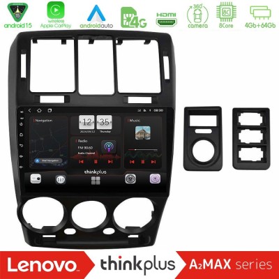 Lenovo Thinkplus A2MAX Series 8Core Android15 4+64GB  Hyundai Getz 2002-2009 Navigation Multimedia Tablet 9