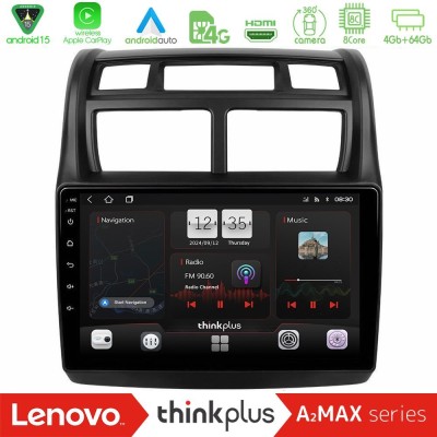 Lenovo Thinkplus A2MAX Series 8Core Android15 4+64GB  Kia Sportage 2008-2011 Navigation Multimedia Tablet 9