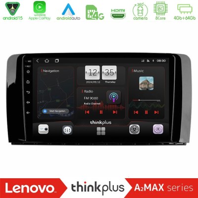 Lenovo Thinkplus A2MAX Series 8Core Android15 4+64GB  Mercedes R Class Navigation Multimedia Tablet 9