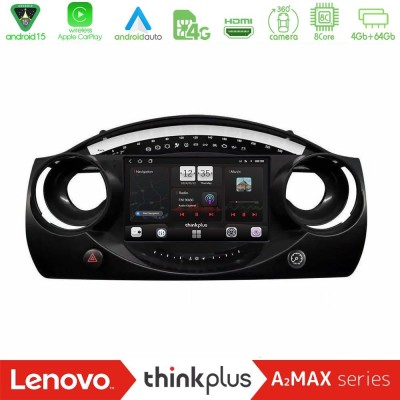 Lenovo Thinkplus A2MAX Series 8Core Android15 4+64GB  Mini Cooper R50 Navigation Multimedia Tablet 9