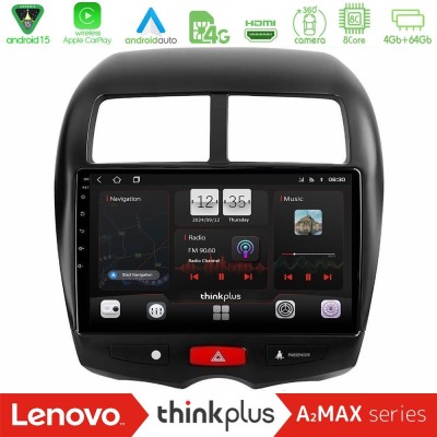 Lenovo Thinkplus A2MAX Series 8Core Android15 4+64GB  Mitsubishi ASX Navigation Multimedia Tablet 10