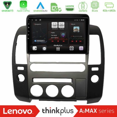 Lenovo Thinkplus A2MAX Series 8Core Android15 4+64GB   Nissan Navara D40 2006-2012 (με εργ.οθόνη) Navigation Multimedia Tablet 9