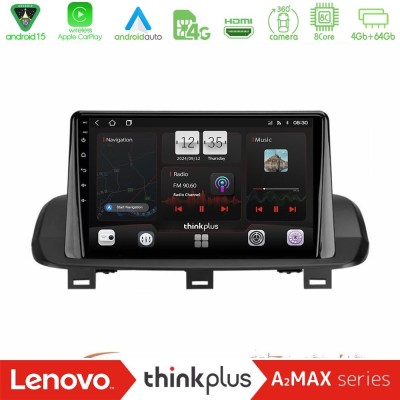 Lenovo Thinkplus A2MAX Series 8Core Android15 4+64GB  Nissan Qashqai J12 amp; X-Trail T33 Navigation Multimedia Tablet 10