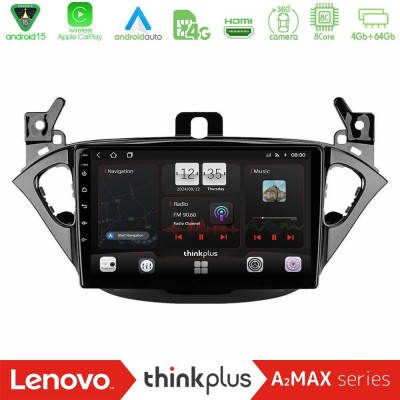 Lenovo Thinkplus A2MAX Series 8Core Android15 4+64GB  Opel Corsa E/Adam Navigation Multimedia Tablet 9