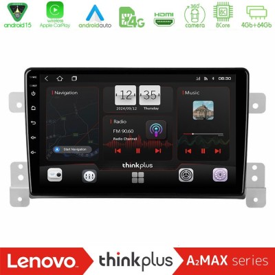 Lenovo Thinkplus A2MAX Series 8Core Android15 4+64GB  Suzuki Grand Vitara Navigation Multimedia Tablet 9