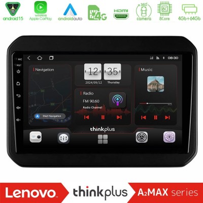 Lenovo Thinkplus A2MAX Series 8Core Android15 4+64GB  Suzuki Ignis Navigation Multimedia Tablet 9
