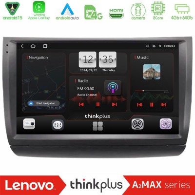 Lenovo Thinkplus A2MAX Series 8Core Android15 4+64GB  Toyota Prius 2004-2009 Navigation Multimedia Tablet 9