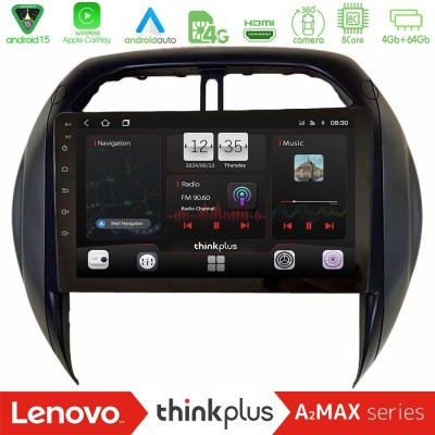 Lenovo Thinkplus A2MAX Series 8Core Android15 4+64GB  Toyota RAV4 2001-2005 (Auto A/C) Navigation Multimedia Tablet 9