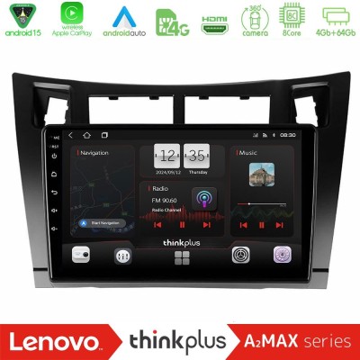 Lenovo Thinkplus A2MAX Series 8Core Android15 4+64GB  Toyota Yaris Navigation Multimedia Tablet 9