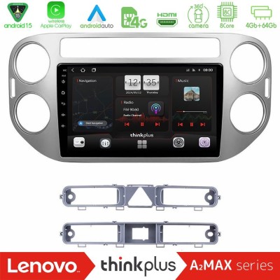 Lenovo Thinkplus A2MAX Series 8Core Android15 4+64GB  VW Tiguan Navigation Multimedia Tablet 9