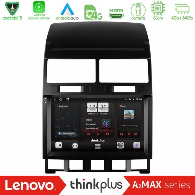 Lenovo Thinkplus A2MAX Series 8Core Android15 4+64GB  VW Touareg 2002 – 2010 Navigation Multimedia Tablet 9