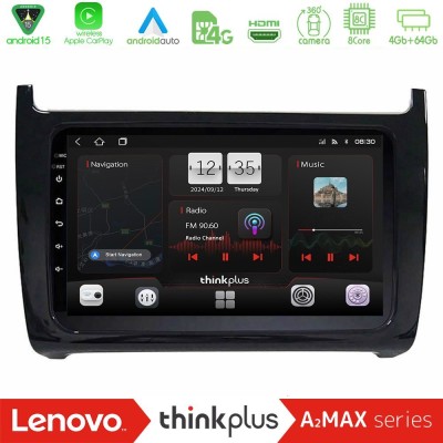 Lenovo Thinkplus A2MAX Series 8Core Android15 4+64GB  Vw Polo Navigation Multimedia Tablet 9