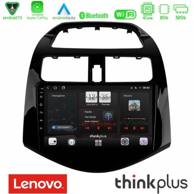 Lenovo Thinkplus Series 4Core Android15 2+32GB  Chevrolet Spark 2009-2015 Navigation Multimedia Tablet 9