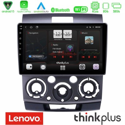 Lenovo Thinkplus Series 4Core Android15 2+32GB  Ford Ranger/Mazda BT50 Navigation Multimedia Tablet 9