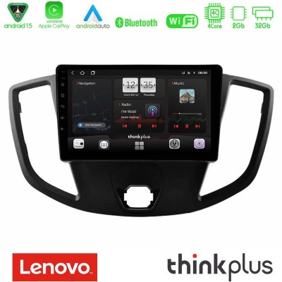 Lenovo Thinkplus Series 4Core Android15 2+32GB  Ford Transit 2014-> Navigation Multimedia Tablet 9