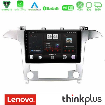 Lenovo Thinkplus Series 4Core Android15 2+32GB  Ford S-Max 2006-2012 Navigation Multimedia Tablet 9