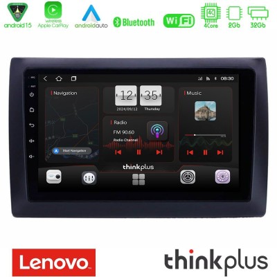 Lenovo Thinkplus Series 4Core Android15 2+32GB  Fiat Stilo Navigation Multimedia Tablet 9