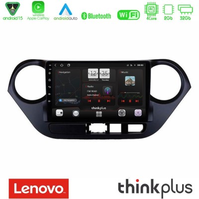 Lenovo Thinkplus Series 4Core Android15 2+32GB  Hyundai i10 2014-2020 Navigation Multimedia Tablet 9