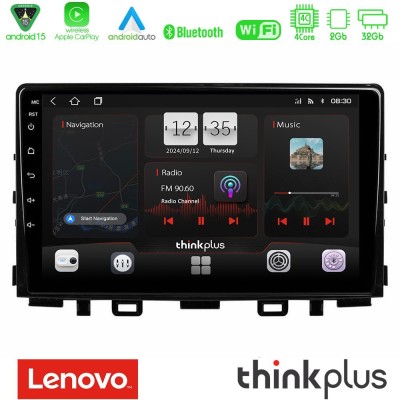 Lenovo Thinkplus Series 4Core Android15 2+32GB  Kia Stonic Navigation Multimedia Tablet 9