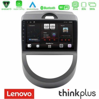 Lenovo Thinkplus Series 4Core Android15 2+32GB Kia Soul 2009-2011 Navigation Multimedia Tablet 9