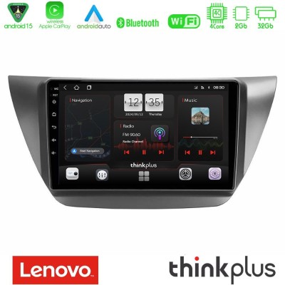 Lenovo Thinkplus Series 4Core Android15 2+32GB  Mitsubishi Lancer 2004 – 2008 Navigation Multimedia Tablet 9