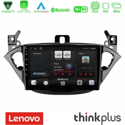 Lenovo Thinkplus Series 4Core Android15 2+32GB  Opel Corsa E/Adam Navigation Multimedia Tablet 9