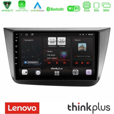 Lenovo Thinkplus Series 4Core Android15 2+32GB  Seat Altea 2004-2015 Navigation Multimedia Tablet 9