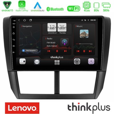 Lenovo Thinkplus Series 4Core Android15 2+32GB  Subaru Forester Navigation Multimedia Tablet 9