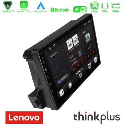 Lenovo Thinkplus Series 4Core Android15 2+32GB Ssangyong Actyon/Kyron 2005-2014 Navigation Multimedia Tablet 9