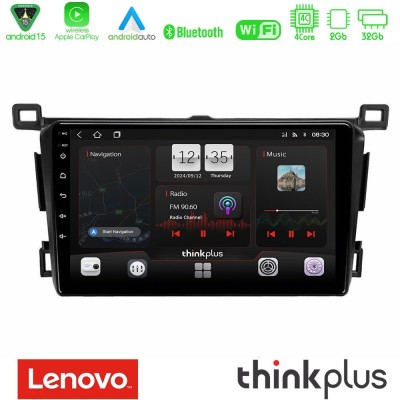 Lenovo Thinkplus Series 4Core Android15 2+32GB  Toyota RAV4 2013-2018 Navigation Multimedia Tablet 9