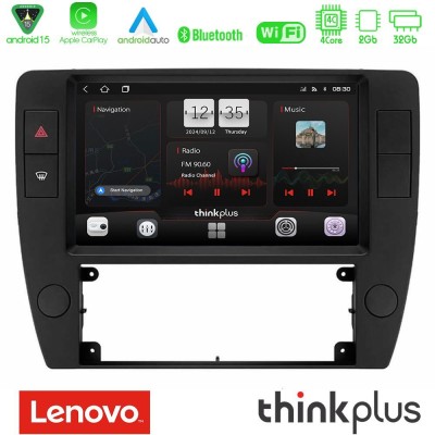 Lenovo Thinkplus Series 4Core Android15 2+32GB  VW Passat B5 2001-2005 Navigation Multimedia Tablet 9