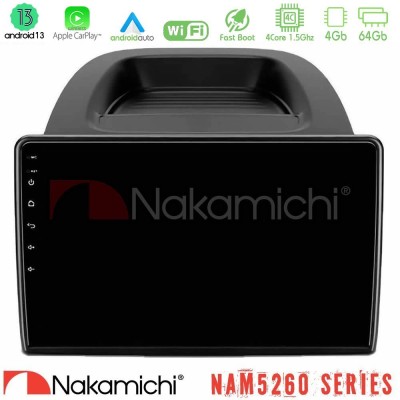 Nakamichi NAM5260 Series 4Core Android13 4+64GB Ford Ecosport 2018-2020 Navigation Multimedia Tablet 10