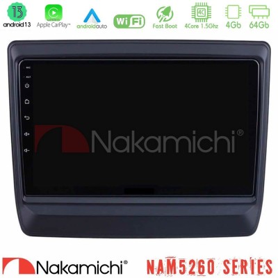 Nakamichi NAM5260 Series 4Core Android13 4+64GB Isuzu D-MAX 2020-2023 Navigation Multimedia Tablet 9