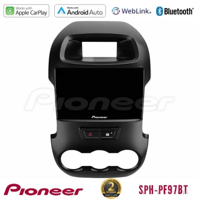 Pioneer SPH-PF97BT Series    Ford Ranger 2012-2016 Multimedia Station 9